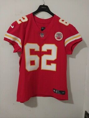 Nike Vapor Knit Kansas City Chiefs Joe Thuney Hone Jersey Size 48